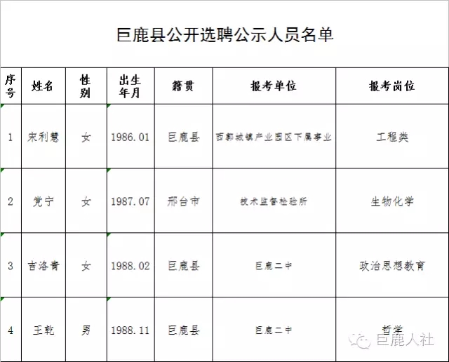 巨鹿招聘网最新消息全面解析