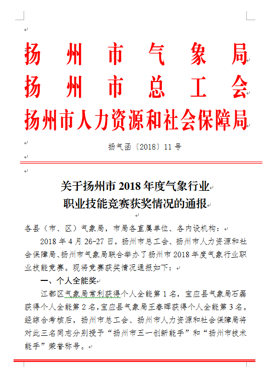 泰州市气象局人事任命揭晓，开启气象发展新篇章